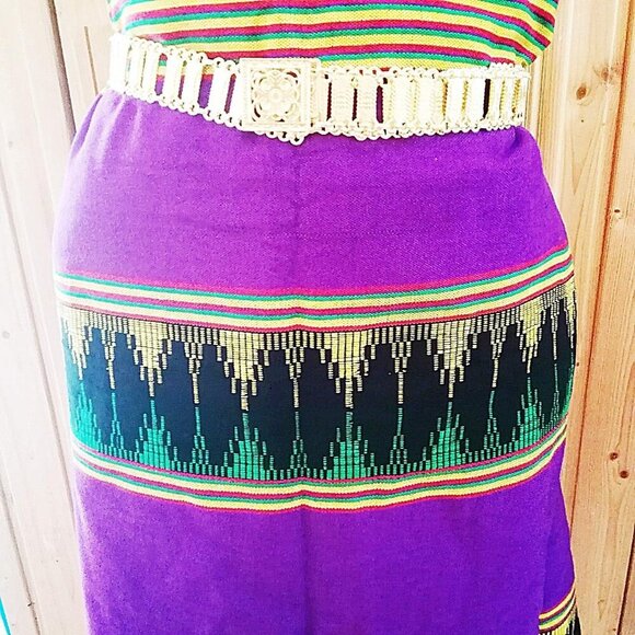 Thai Belt Costume Gold Plate Vintage Thailand Traditional Dance Ramthai Women We - Picture 5 of 9